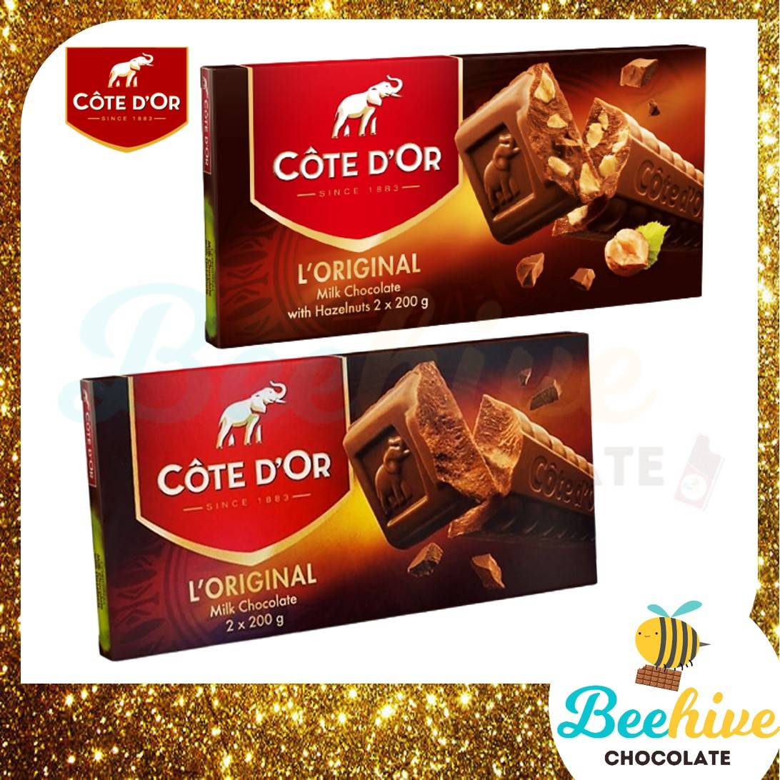 Cote D'Or Hazelnut Milk Chocolate 2x200g